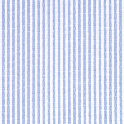 Coton lin rayé Bleu
