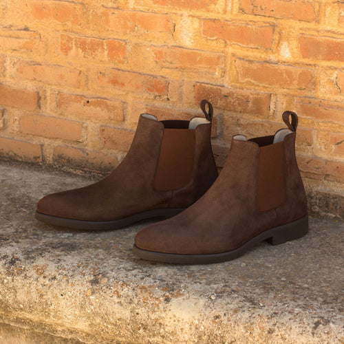 CHELSEA BOOTS DARK BROWN suède