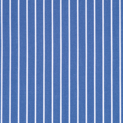 POPELINE RAYURE BLEU MARINE
