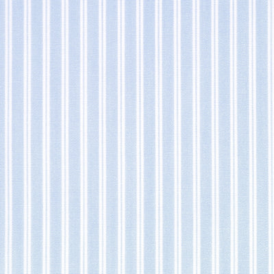POPELINE RAYURE BLEU CIEL