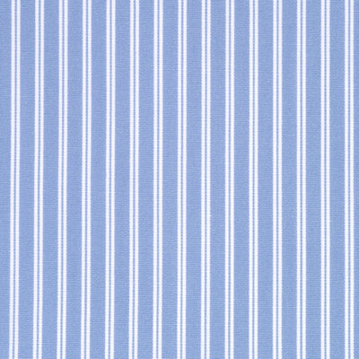 POPELINE RAYURE BLEU