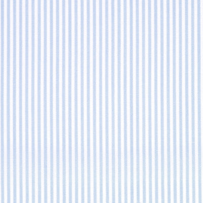 POPELINE RAYURE BLEU CIEL