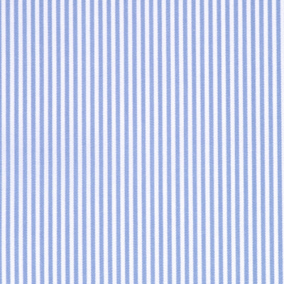 POPELINE RAYURE BLEU