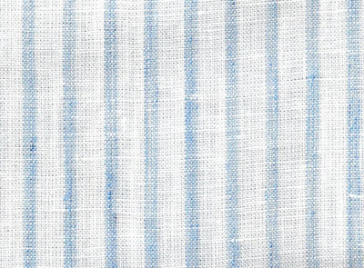 Lin rayure bleu