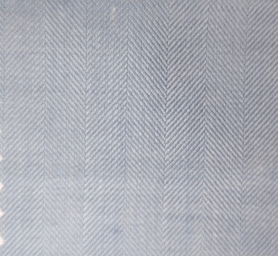 FLANELLE CHEVRON COTON CACHEMIRE BLEU
