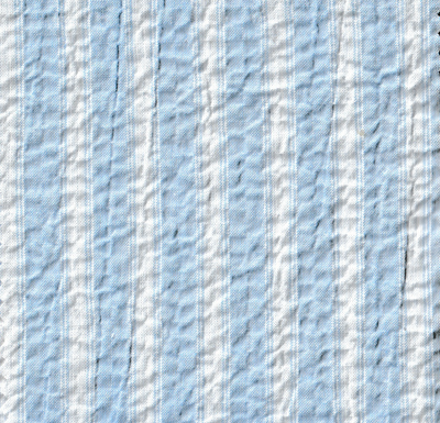 Seersucker Rayure bleu
