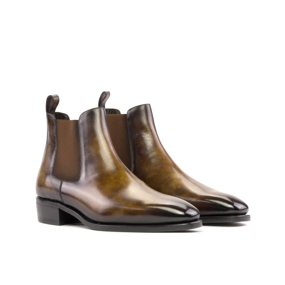 CHELSEA BOOTS COGNAC patiné