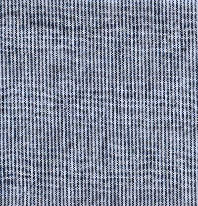 Lin Coton Rayure bleu