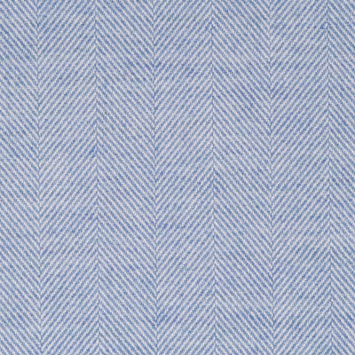 FLANELLE CHEVRON COTON BLEU CIEL